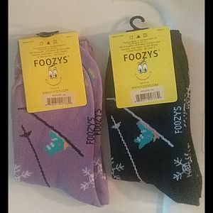Foozys Socks 2 pair item #154 Ski Equipment